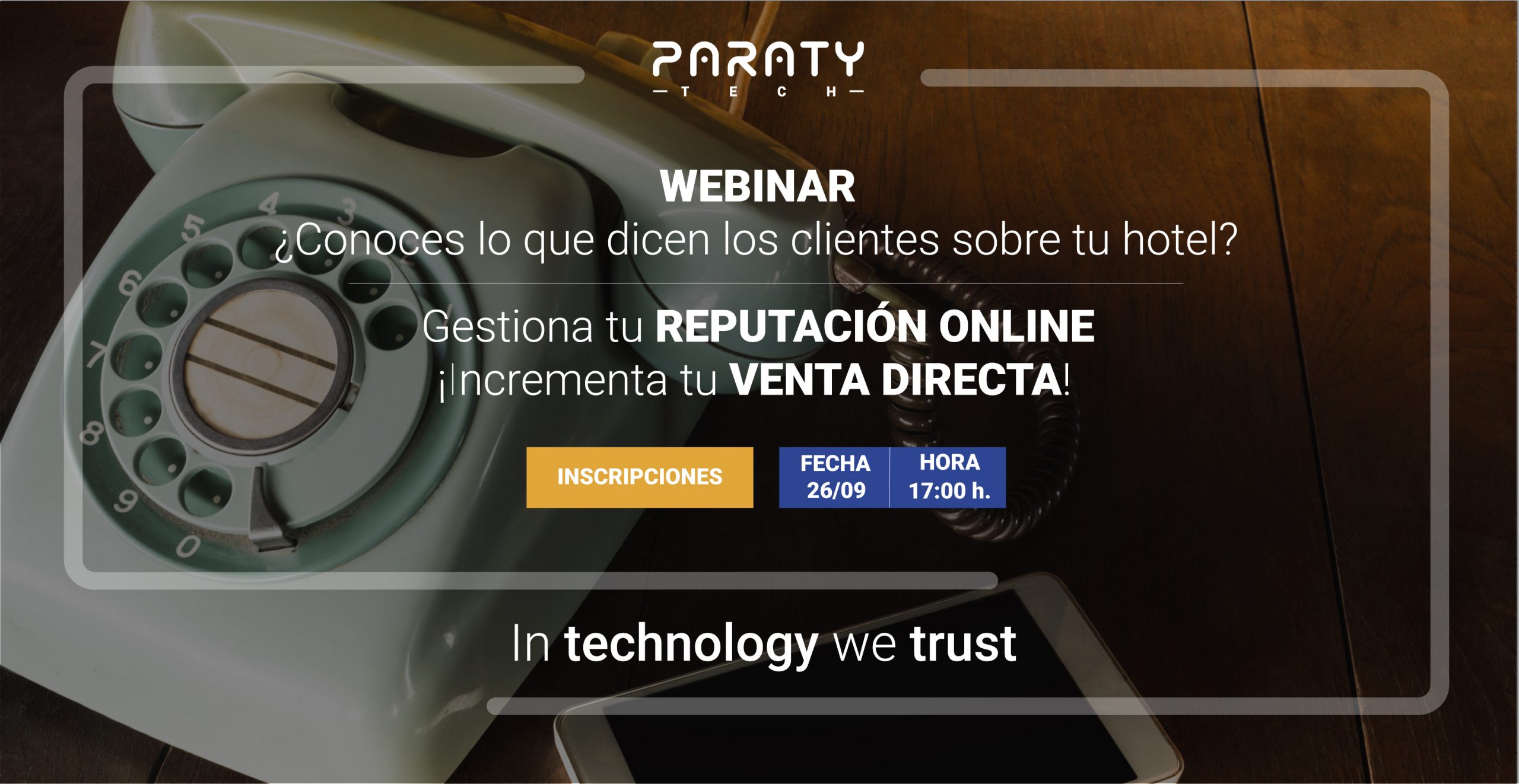 [WEBINAR] Gestiona tu reputación online e incrementa tu venta directa