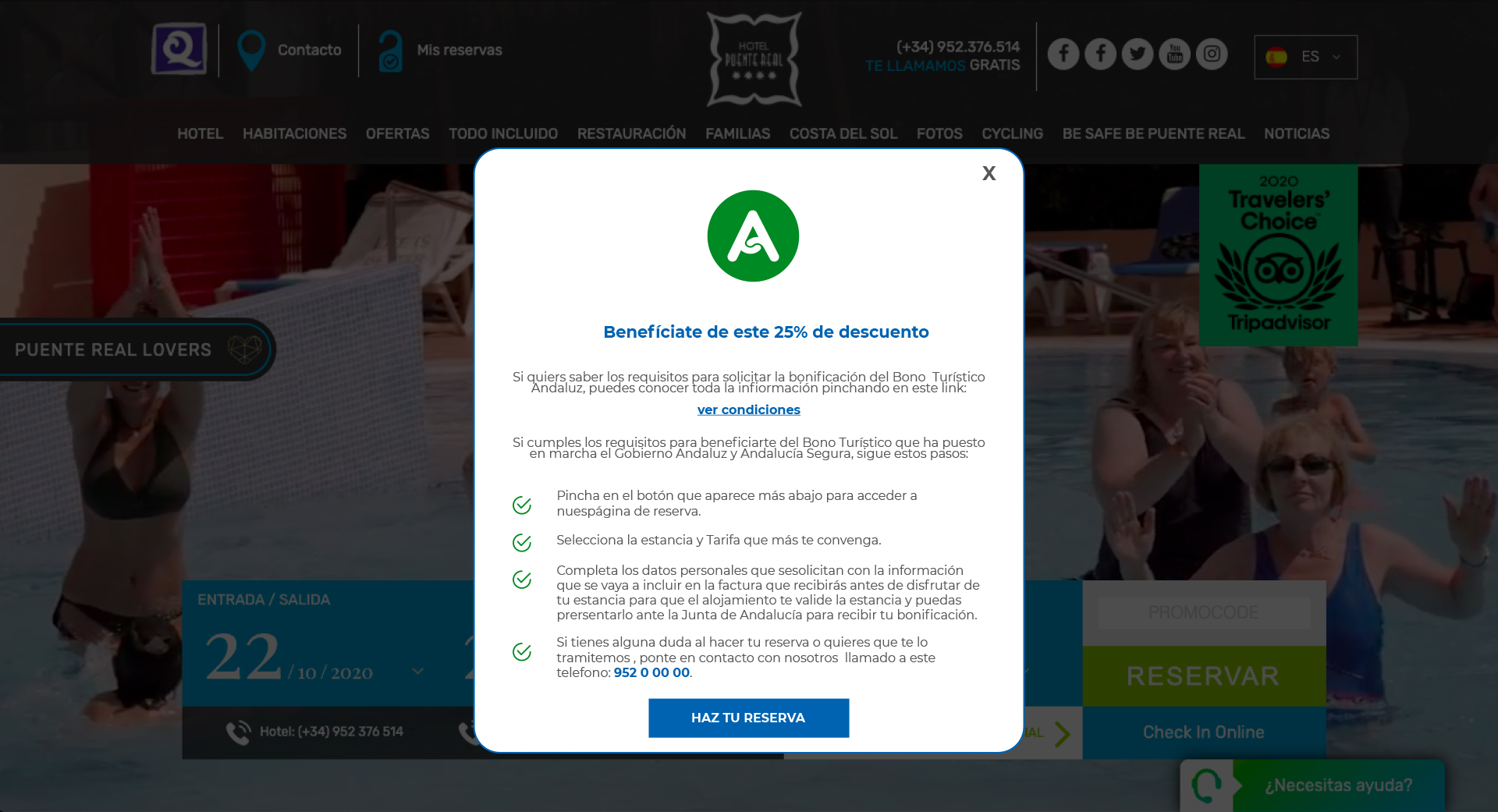 Ya puedes beneficiarte del Bono Andaluz con el Motor de Reservas de Paraty Tech